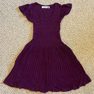 Anthropologie Sparrow Amarena Sweater Dress Purple